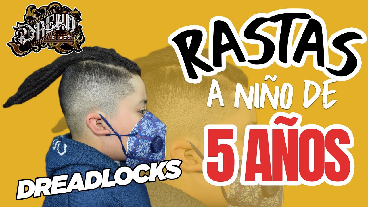 Haciendo rastas a niño de 5 años (Dreadlocks)