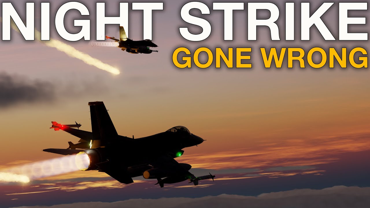 Terrifying Night Strike in the DCS F-16C Blk 50 Viper!