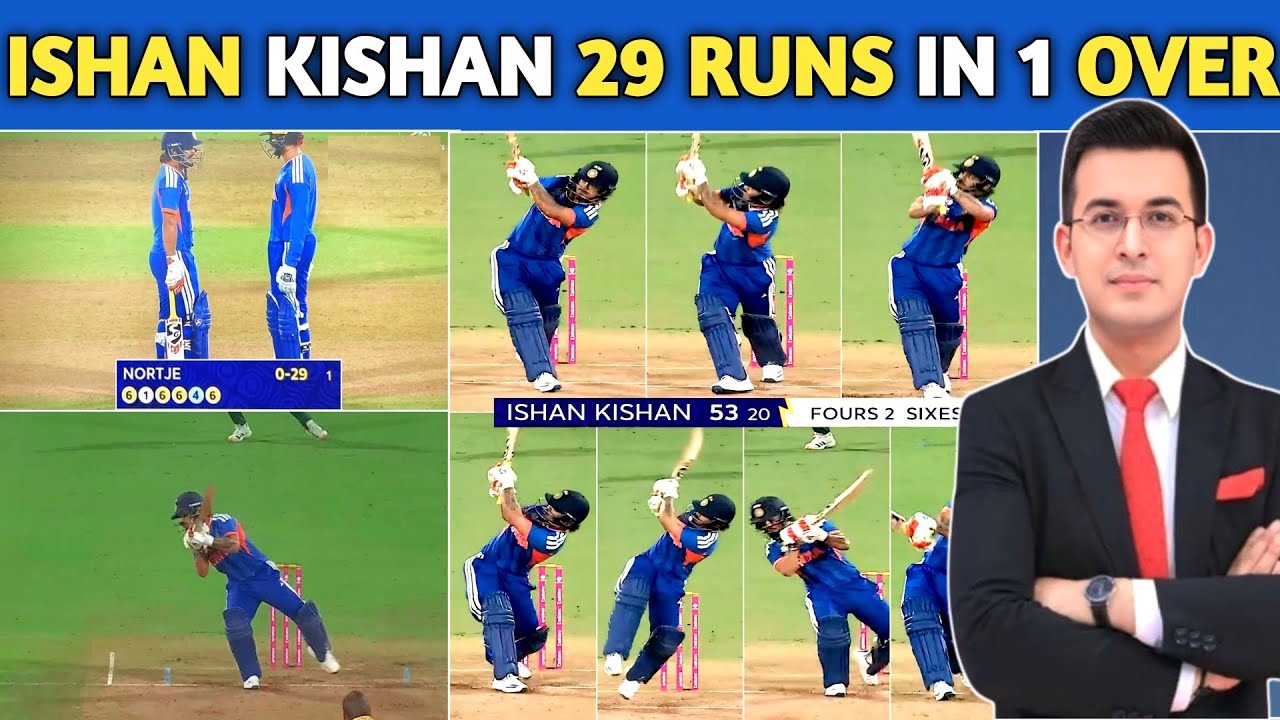 Ishan Kishan Ka Toofan | 29 Run Over | 20 Ball 53 Runs | IND vs SA Warm Up #ishankishan #indvssa 