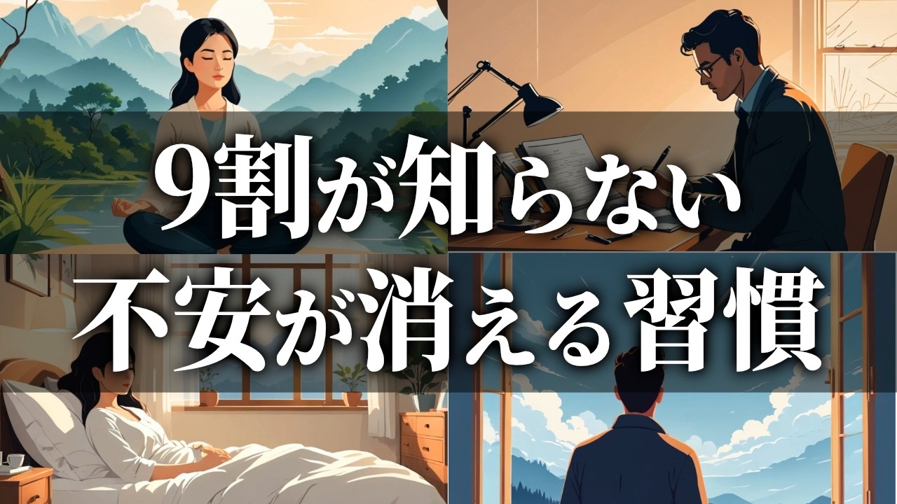 【9割が知らない】不安が消えない本当の理由と、脳が落ち着く7つの習慣