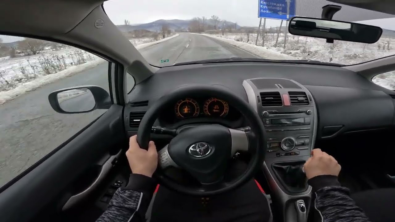 POV Toyota Auris 1.6i  VVT-i (124 Hp) Snowy
