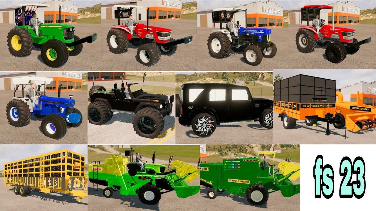 Fs 23 indian tractor modified apk || fs 23 apk || farming simulator 23 indian tractor modified apk