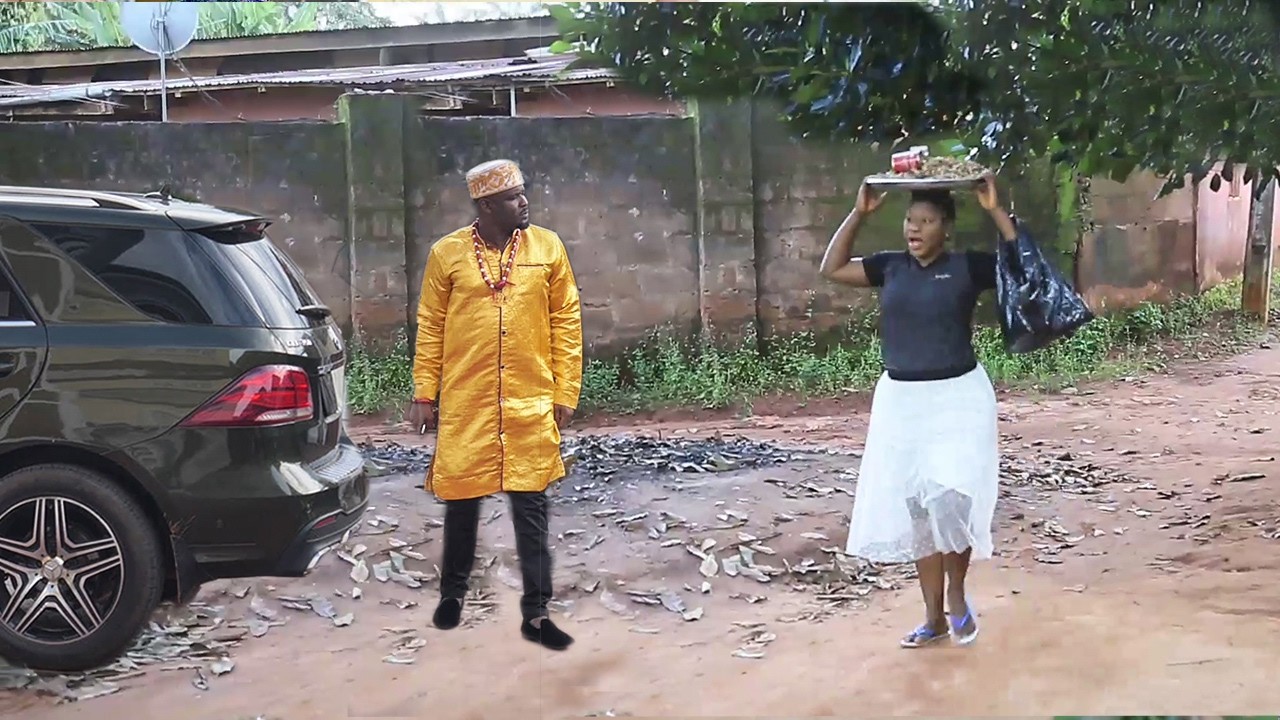 Rich Prince Falls Deeply In Love With A Poor Groundnut Seller Her Met By The Road |Nigerian Movie
