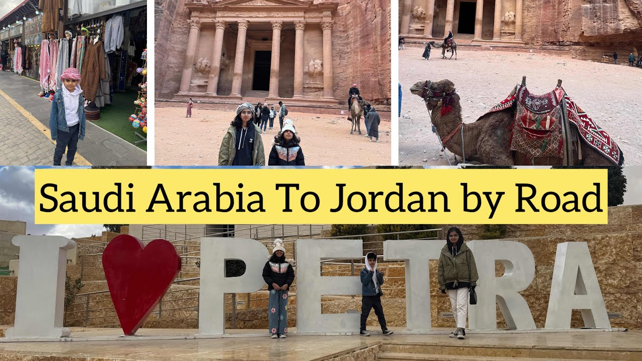 Saudi Arabia to Jordan by road|Petra@lifeinsaudiarabia4849 #jordan  #travel #petra #saudiarabia
