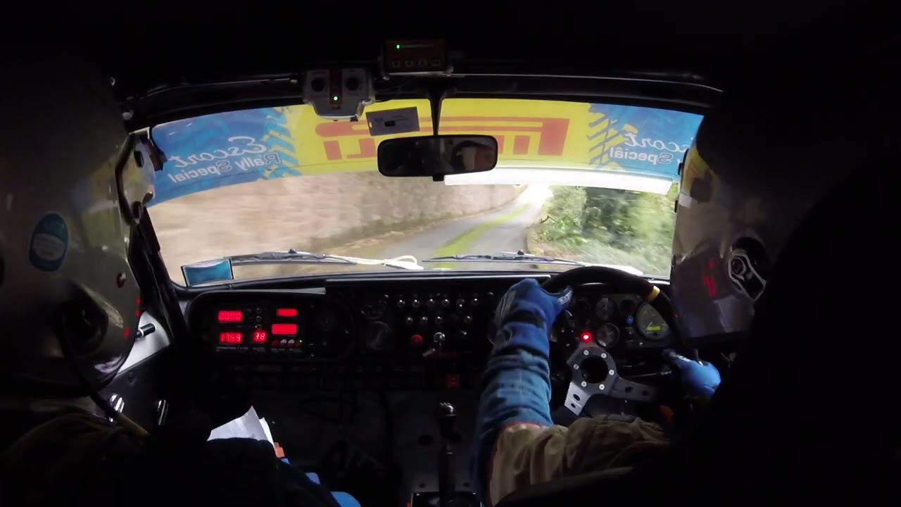 Jersey Rally 2025 Mark Follain & Lee Dare, Historic RS1600 escort St Martin