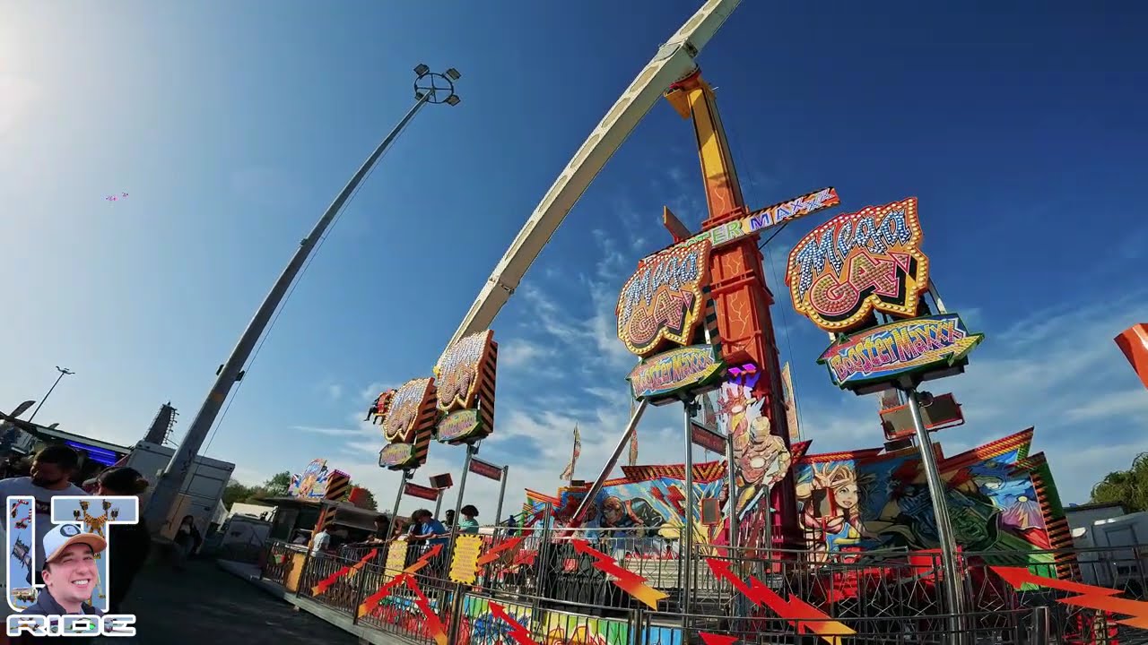 Manège BOOSTER MAXX MEGA G4 - Foire de Pâques, Caen 2025 | Off ride #caen #manege #foire