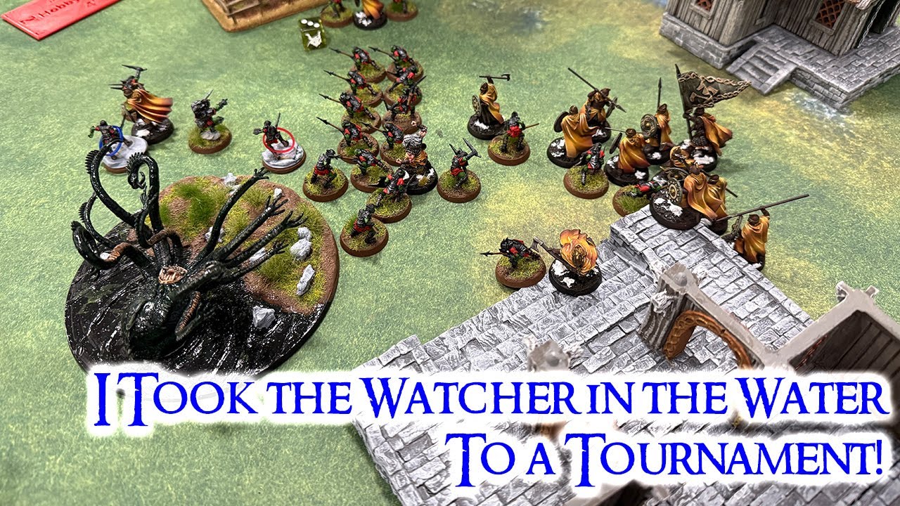 We Take The Watcher in the Water and the Army of the White Hand to a 500 Point Tournament!