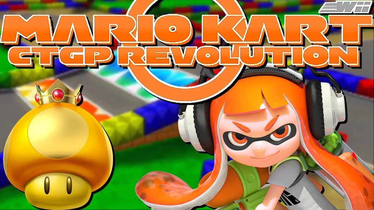 Mario Kart Wii Custom Tracks | Golden Mushroom Cup w/ Inkling Girl - Shiruetto The Gamer