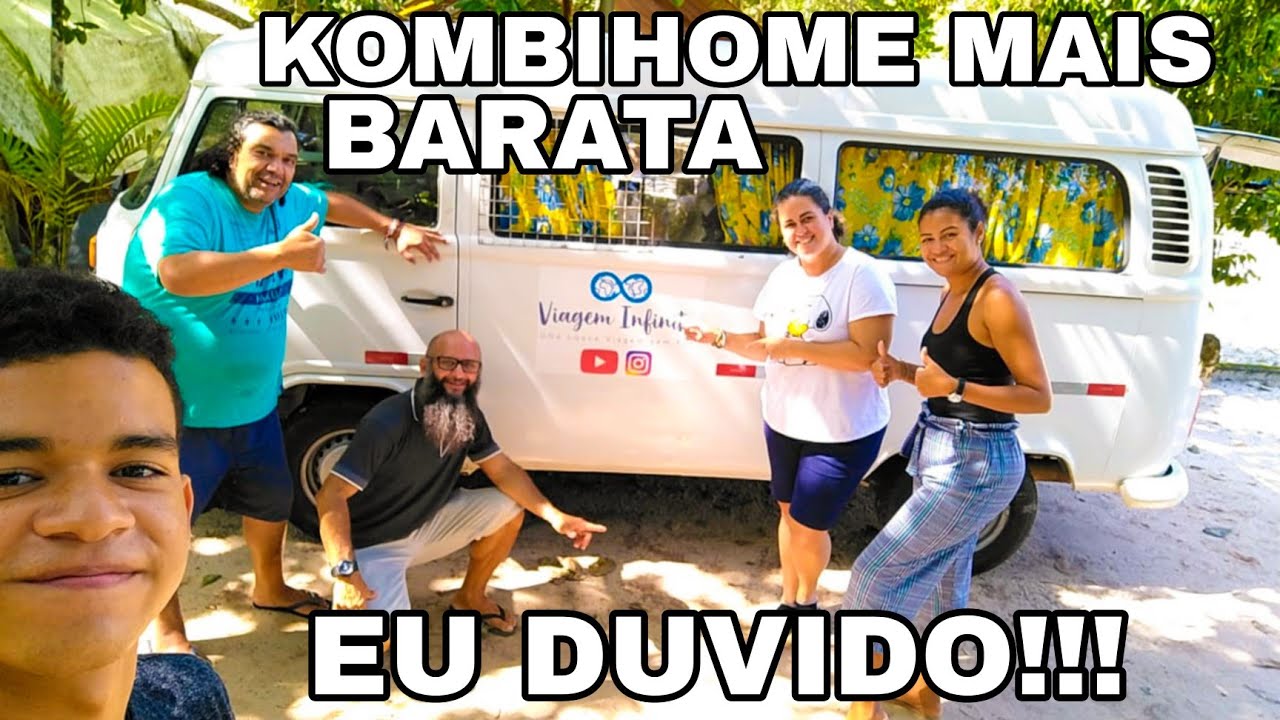 Conheça a KOMBIHOME com a CONSTRUÇÃO mais barata do Brasil!!! viagem infinita
