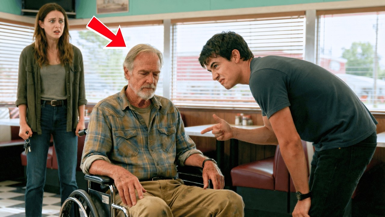 They Mocked a Disabled Father in a Diner — His Daughter Learned the Truth Too Late