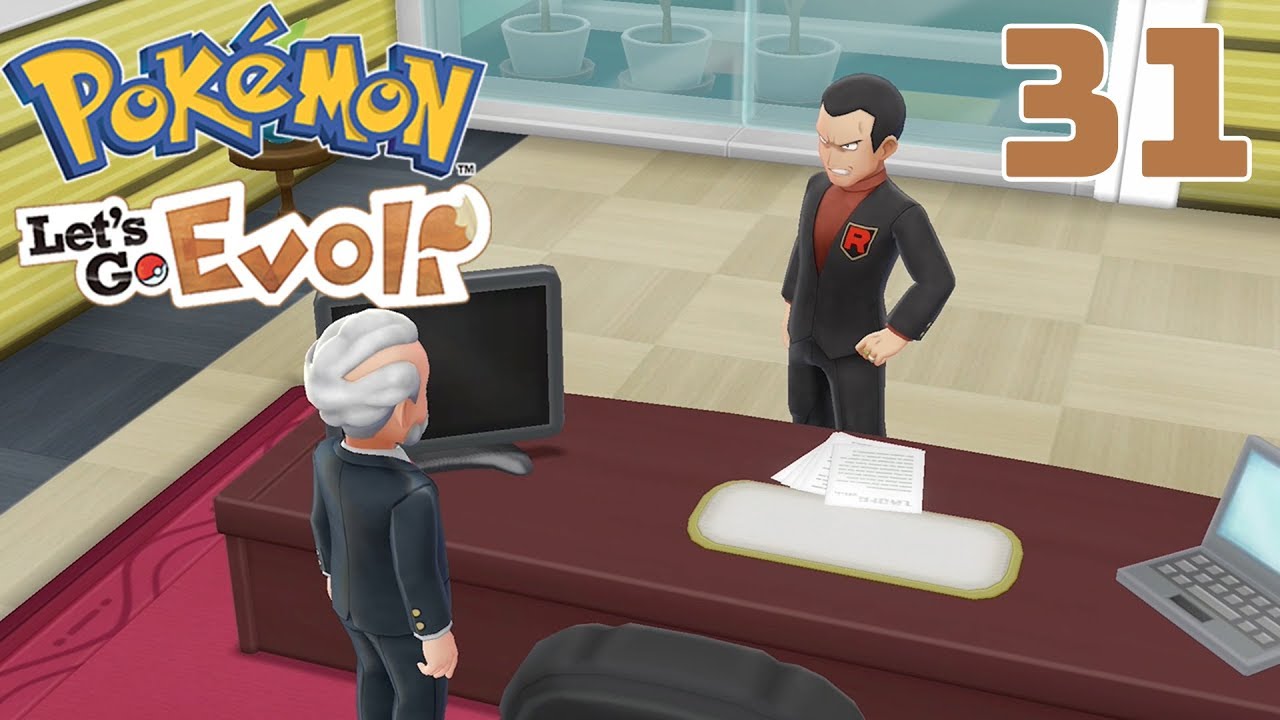 Let´s Play Pokemon Let´s Go Evoli Part 31 : Giovanni in der Silph Company