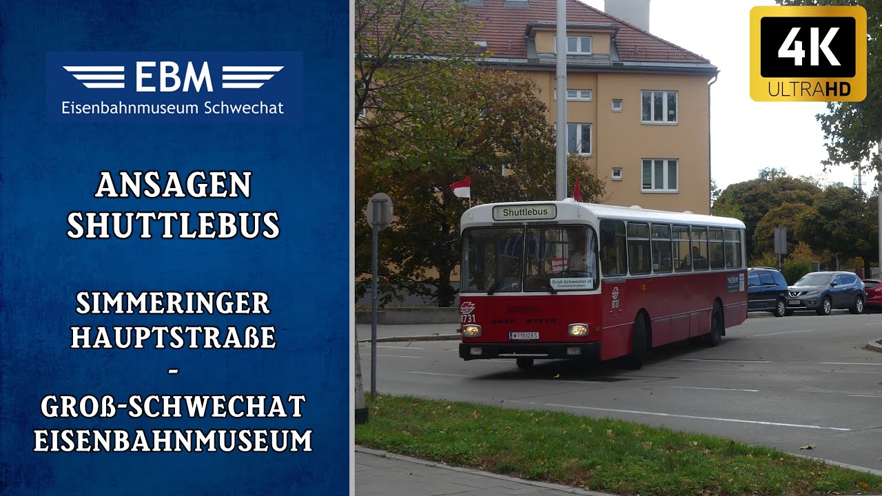 Shuttlebus EBM Schwechat Ansagen – Simmeringer Hauptstraße – Groß Schwechat | Wiener Grantler