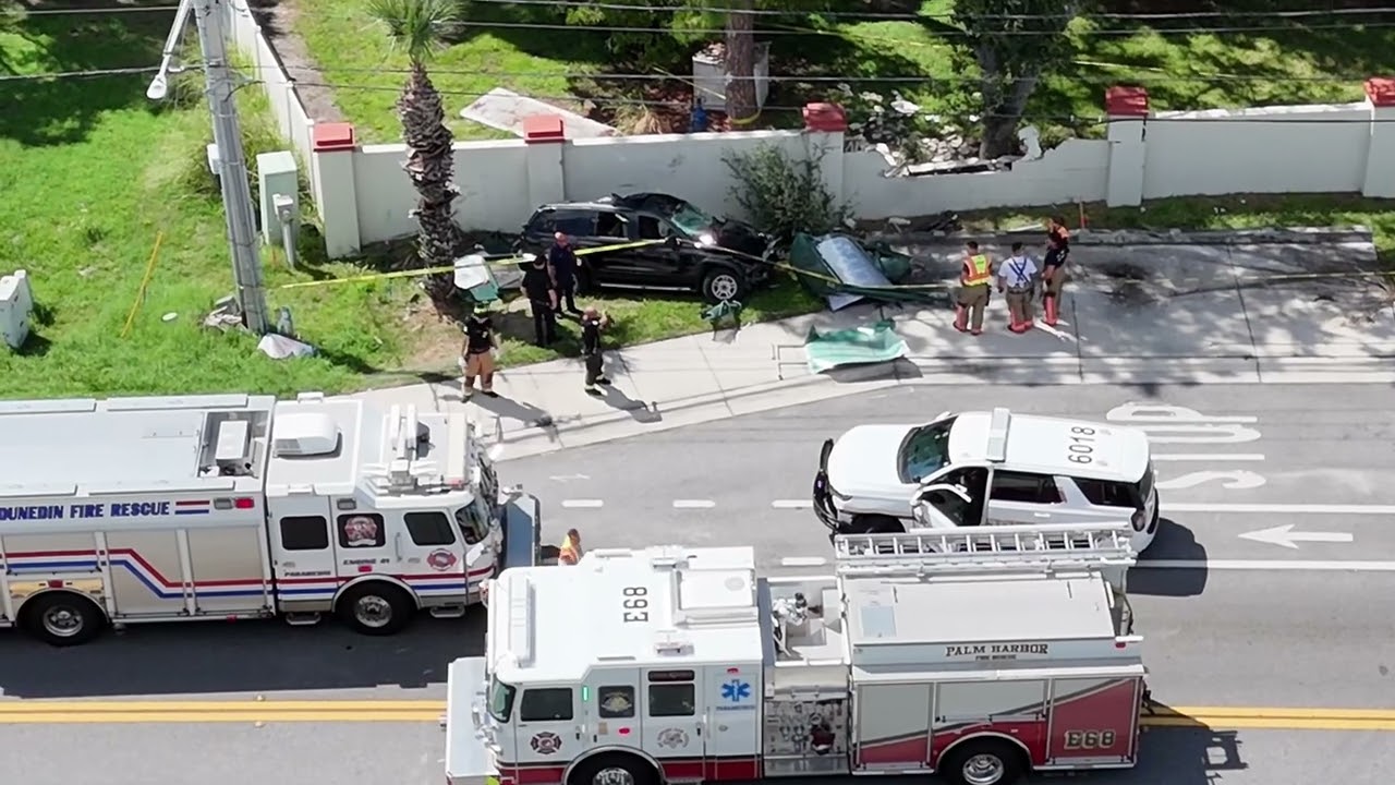 MVA with extrication Bayshore Blvd & Mediterranean Dr Dunedin 9/6/25 
