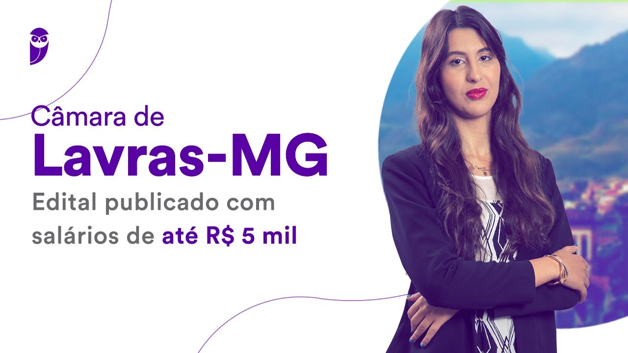 Concurso C&acirc;mara de Lavras MG: Edital publicado com sal&aacute;rios de at&eacute; R$ 5 mil