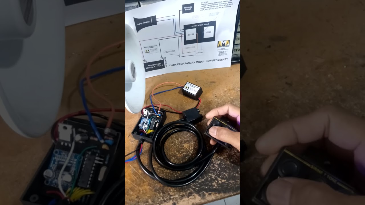 modul low frequensy untuk sirine universal