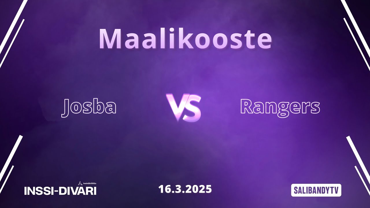 Maalikooste: Josba - Rangers (Inssi-Divari M)