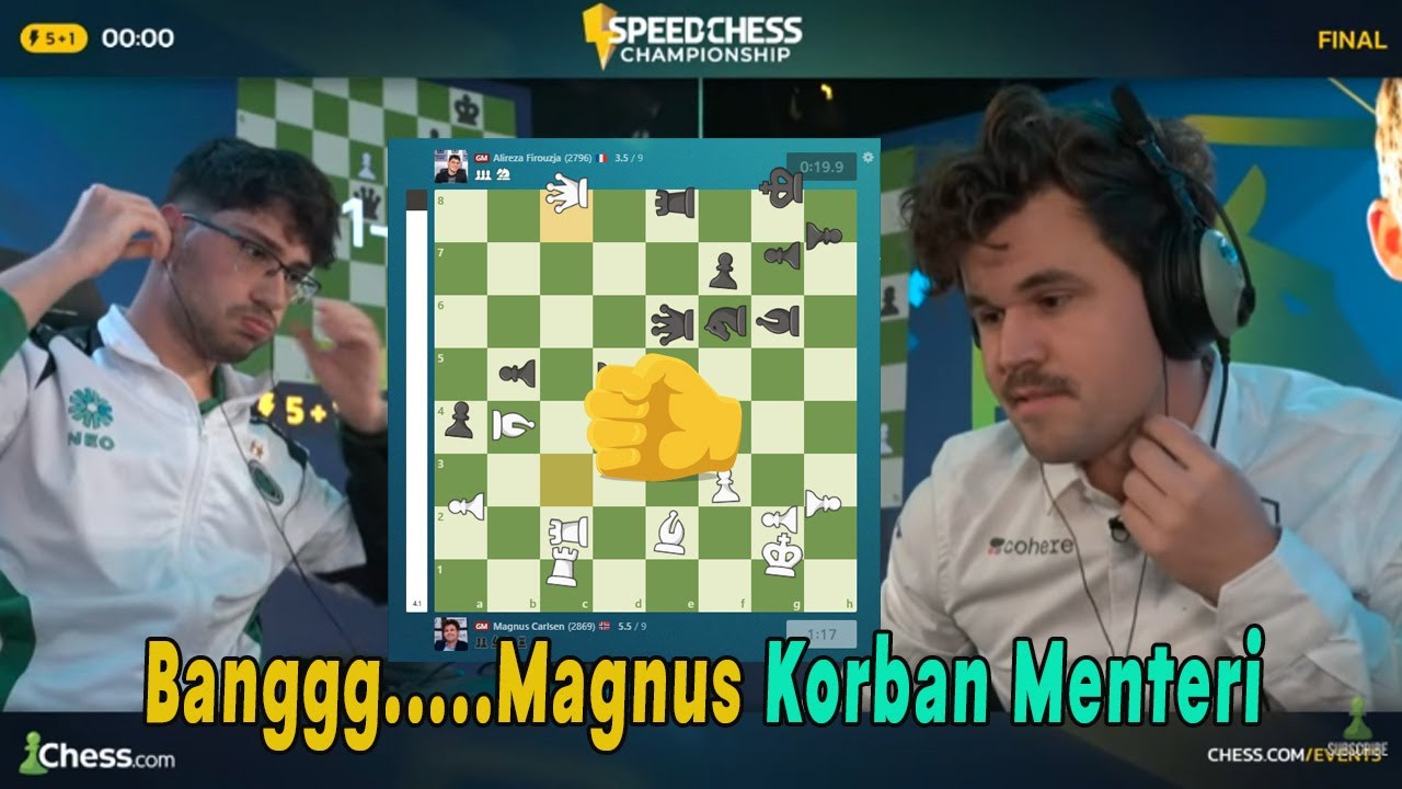 Magnus Lagi Juaranya, Speedchess championship 2026