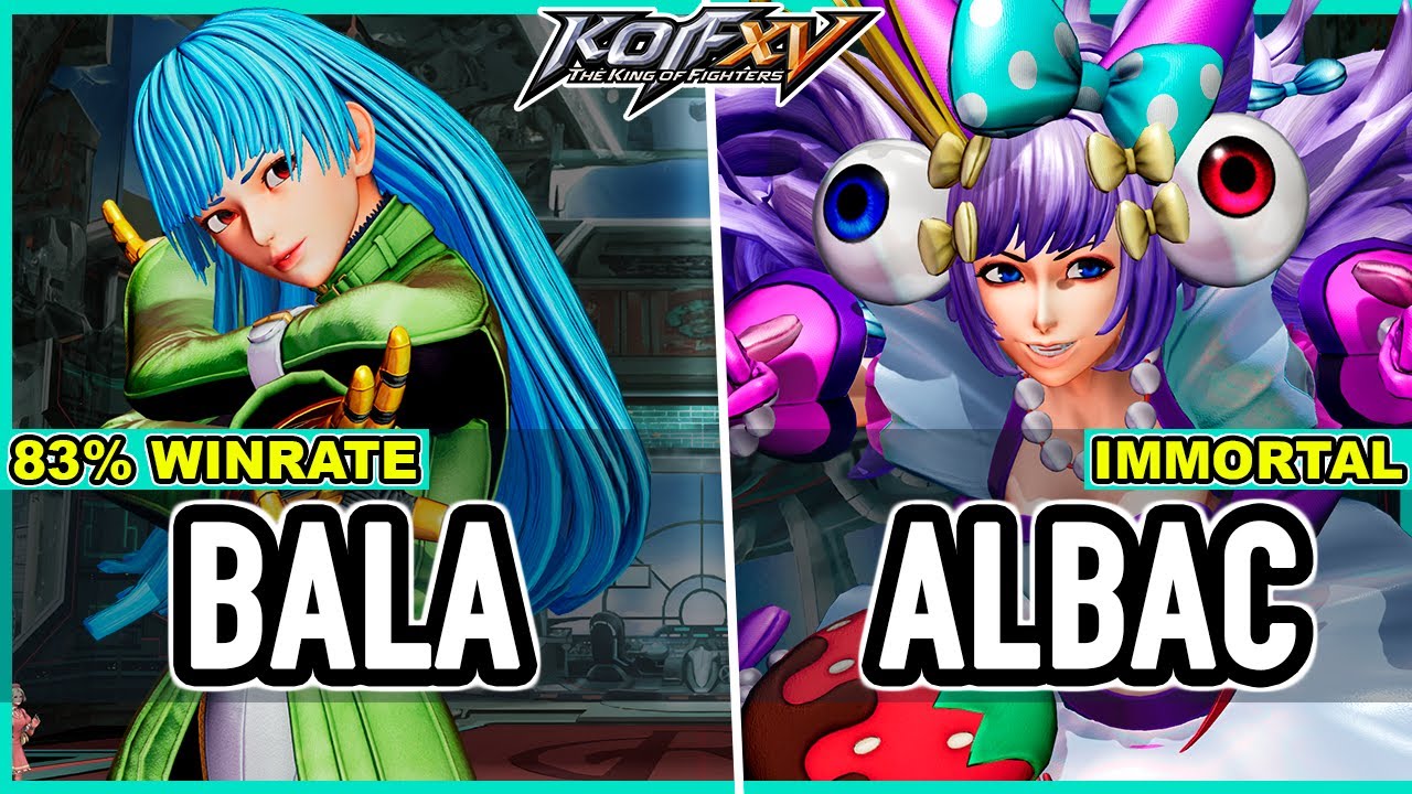 KOF XV ▰ Bala (Kula/Ángel/Iori) vs AlbaC (Sylvie/Chizuru/Geese)