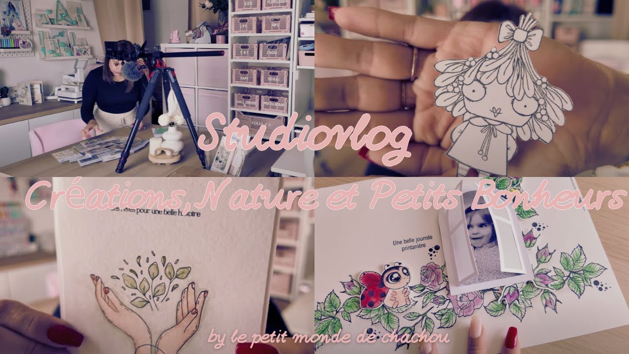 STUDIO VLOG  : Créations, Nature et Petits Bonheurs 🌼💫 