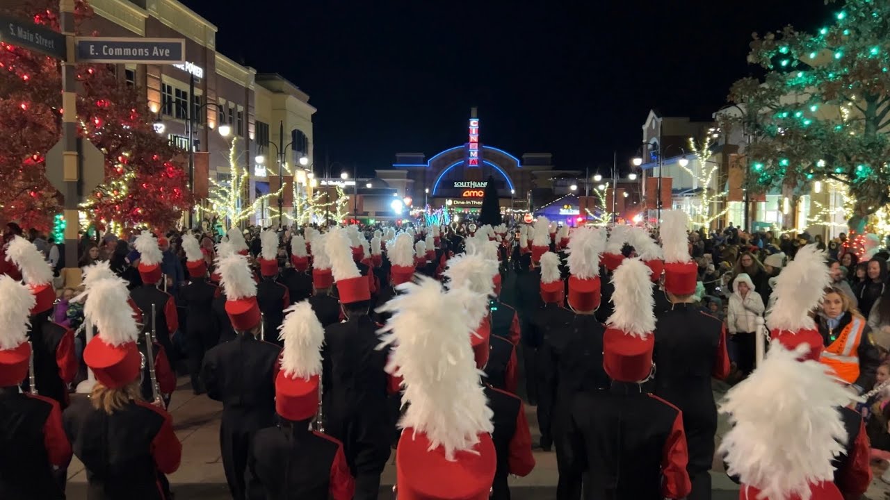 2025 Southlands Holiday Hometown Parade - EHS Raptor Regiment Marching Band