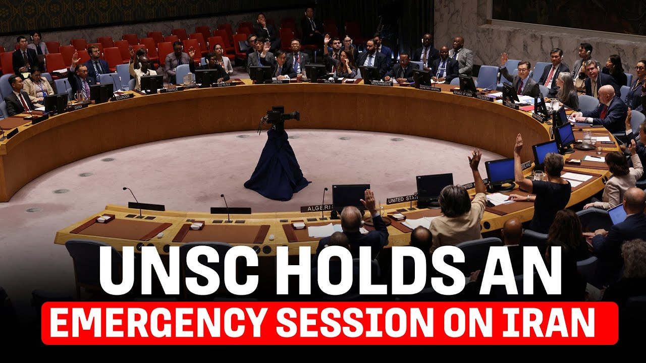 LIVE: UNSC holds an emergency session on Iran to discuss 