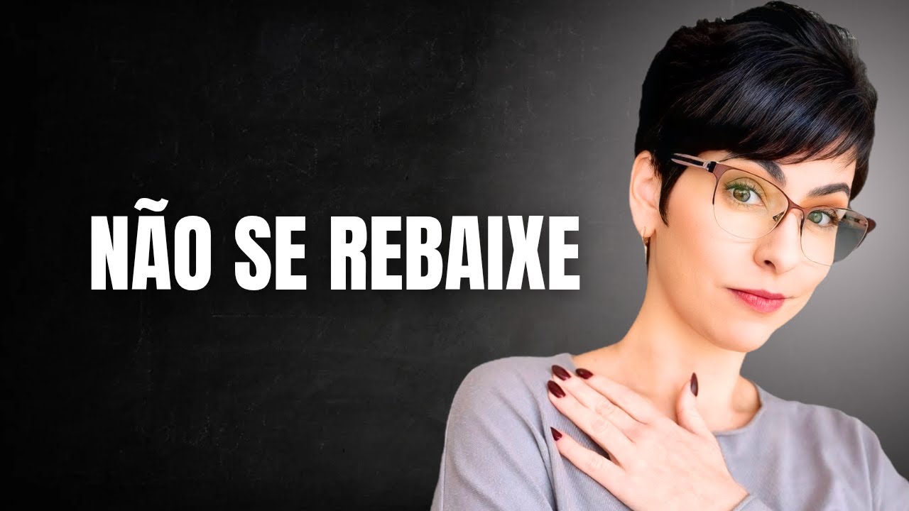 Chega de abaixar a cabeça