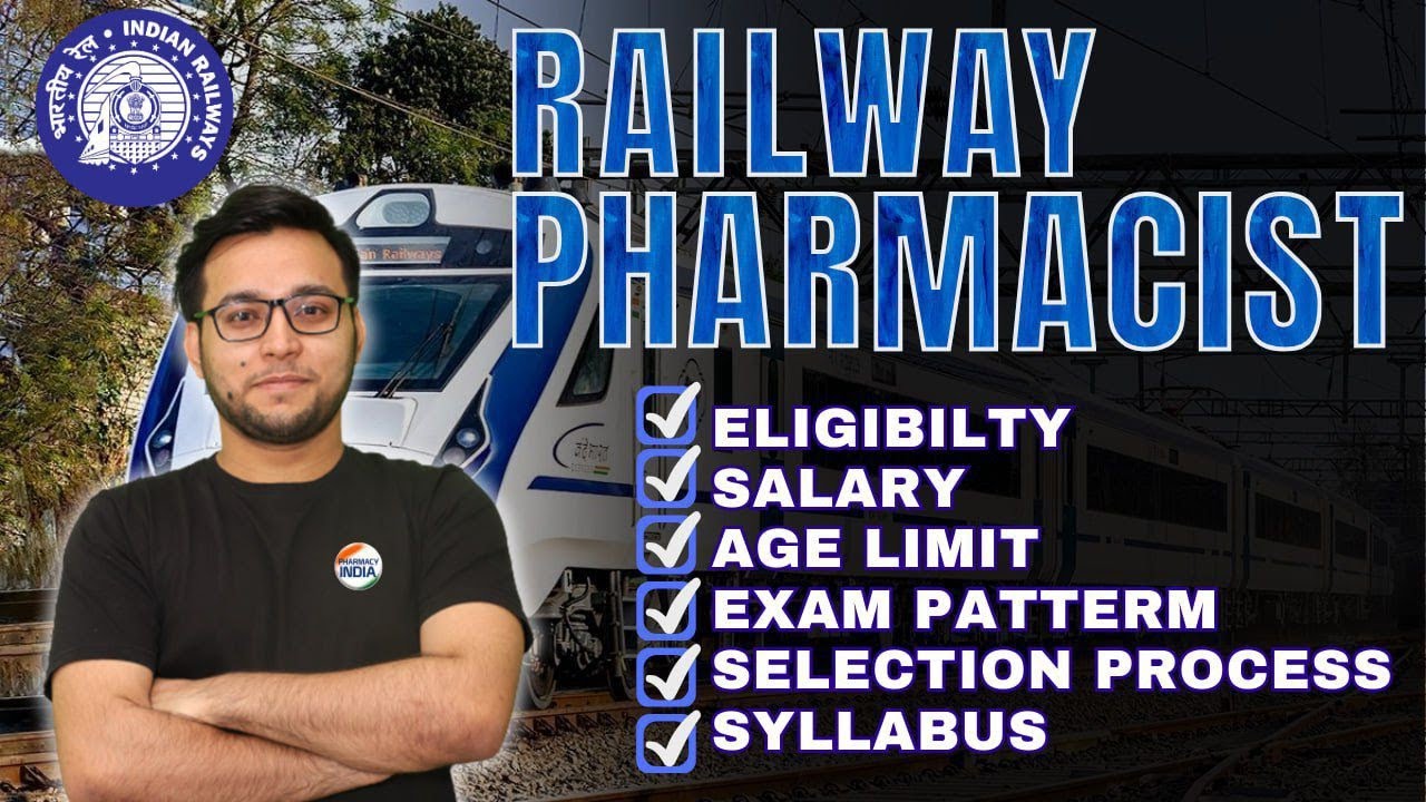 🚆Railway Pharmacist | Salary | Age Limit |Selection Process | Eligibility #pharmacist #pharmacyindia