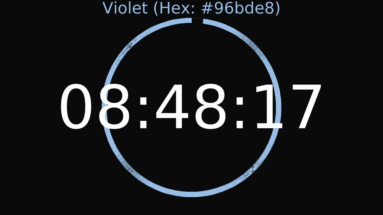 9 Hour Timer | Violet Colour