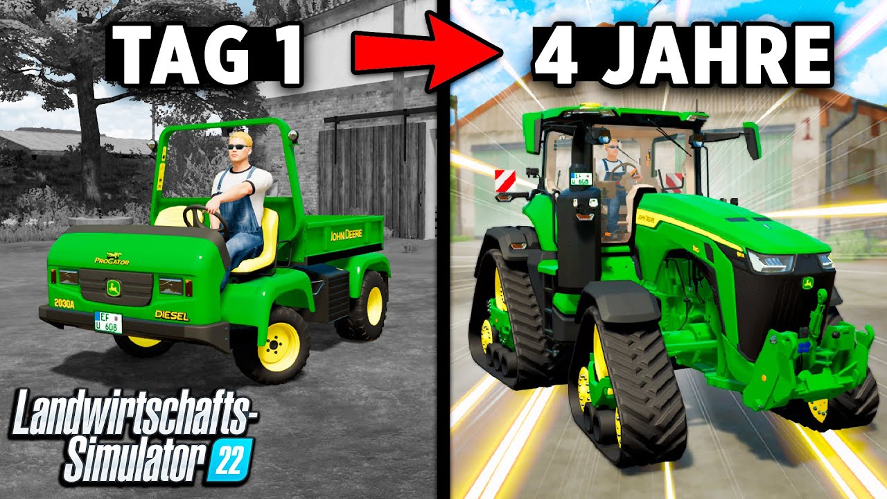 Ich habe 4 Jahre damit verbracht, einen Familienbauernhof aufzubauen! Landwirtschafts-Simulator 22