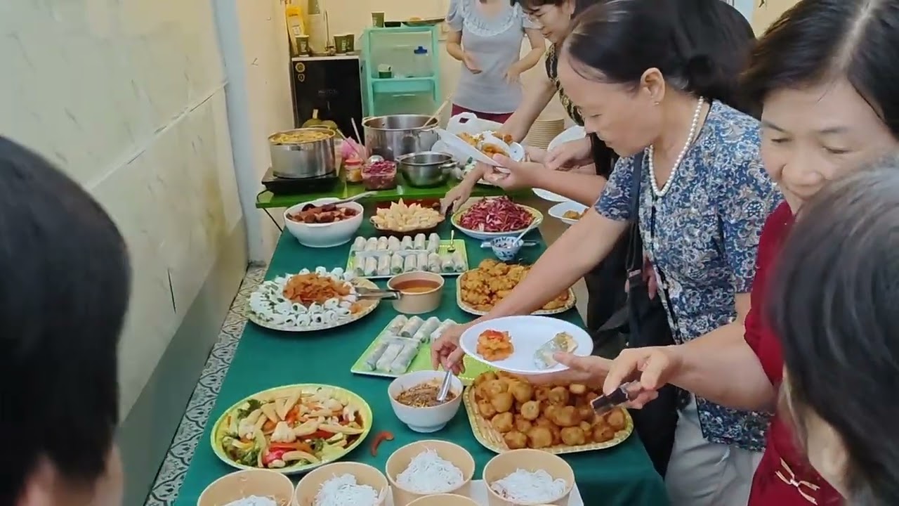 Buffet chay 30 người ăn 11-10-2025 cho em Nhân