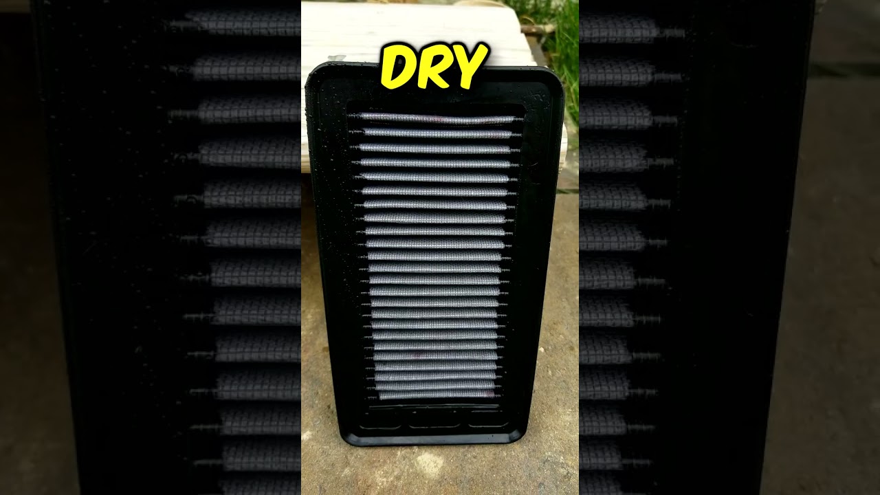 I cleaned my K&N Air Filter...