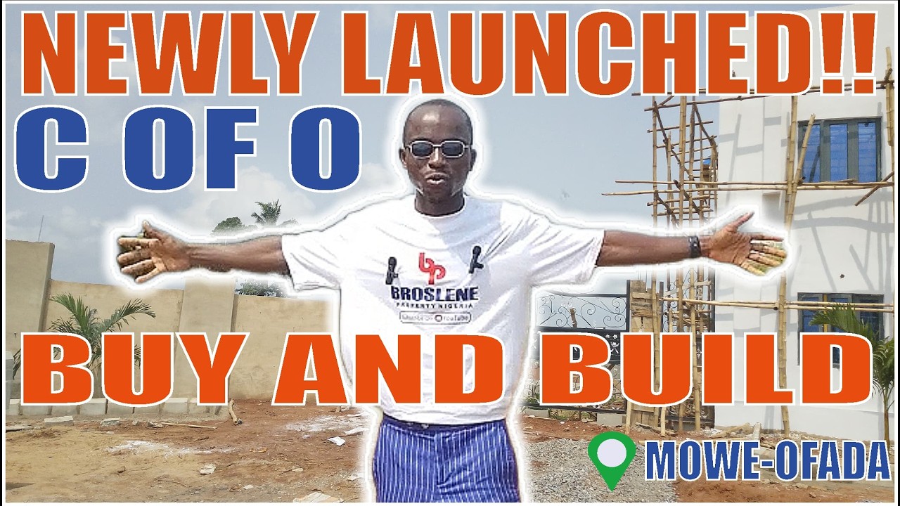 LAND FOR SALE IN MOWE OFADA; LATEST ESTATE IN MOWE OFADA, BUY AND BUILD, C OF O. 100% DRY LAND