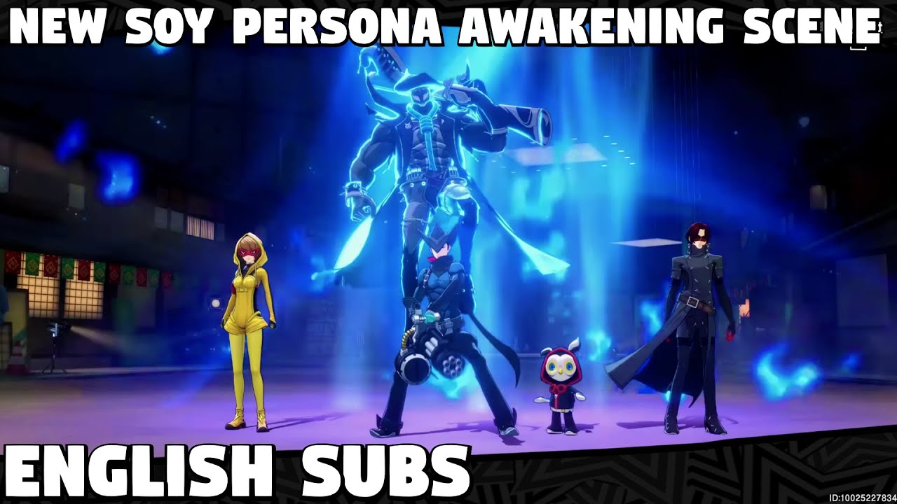 Persona 5 The Phantom X - NEW Soy Persona Awakening [ENGLISH SUBS]