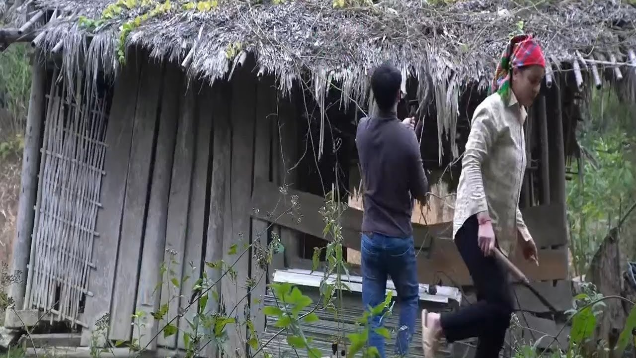 The girl was kicked out of her home she cleaned up an abandoned house high in the mountains