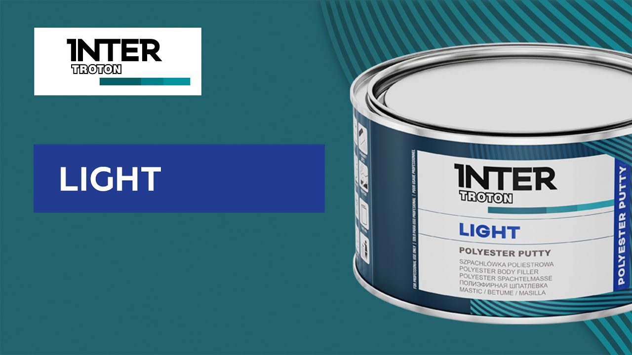 LIGHT polyester putty Inter Troton