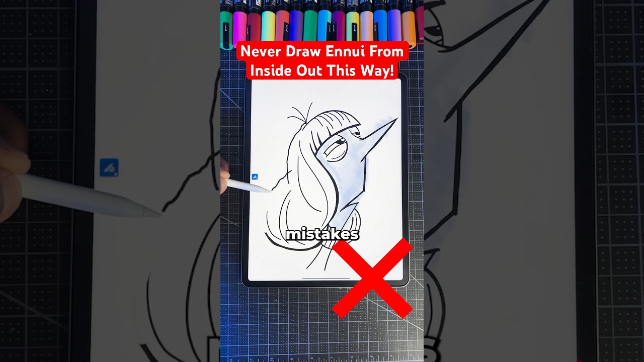 Never Draw Ennui THIS Way! 😡 Inside Out 