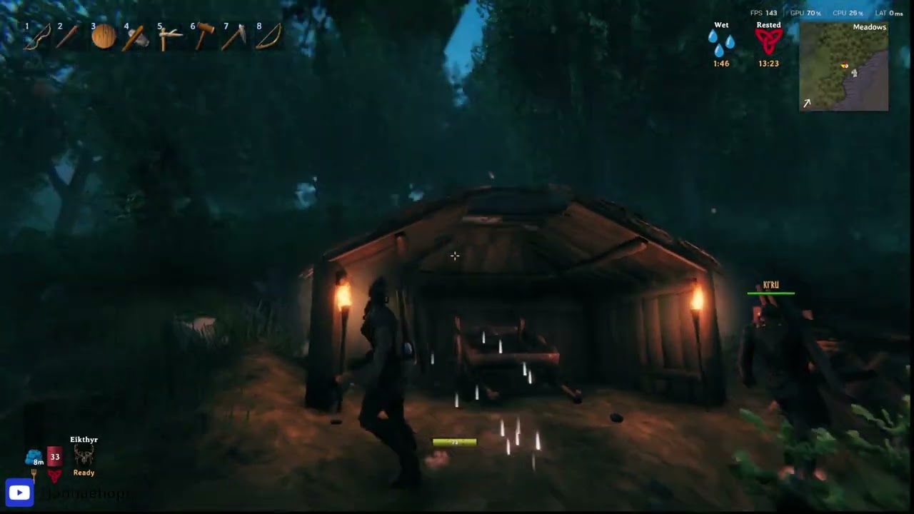 Testing out streaming on my new pc with Valheim!