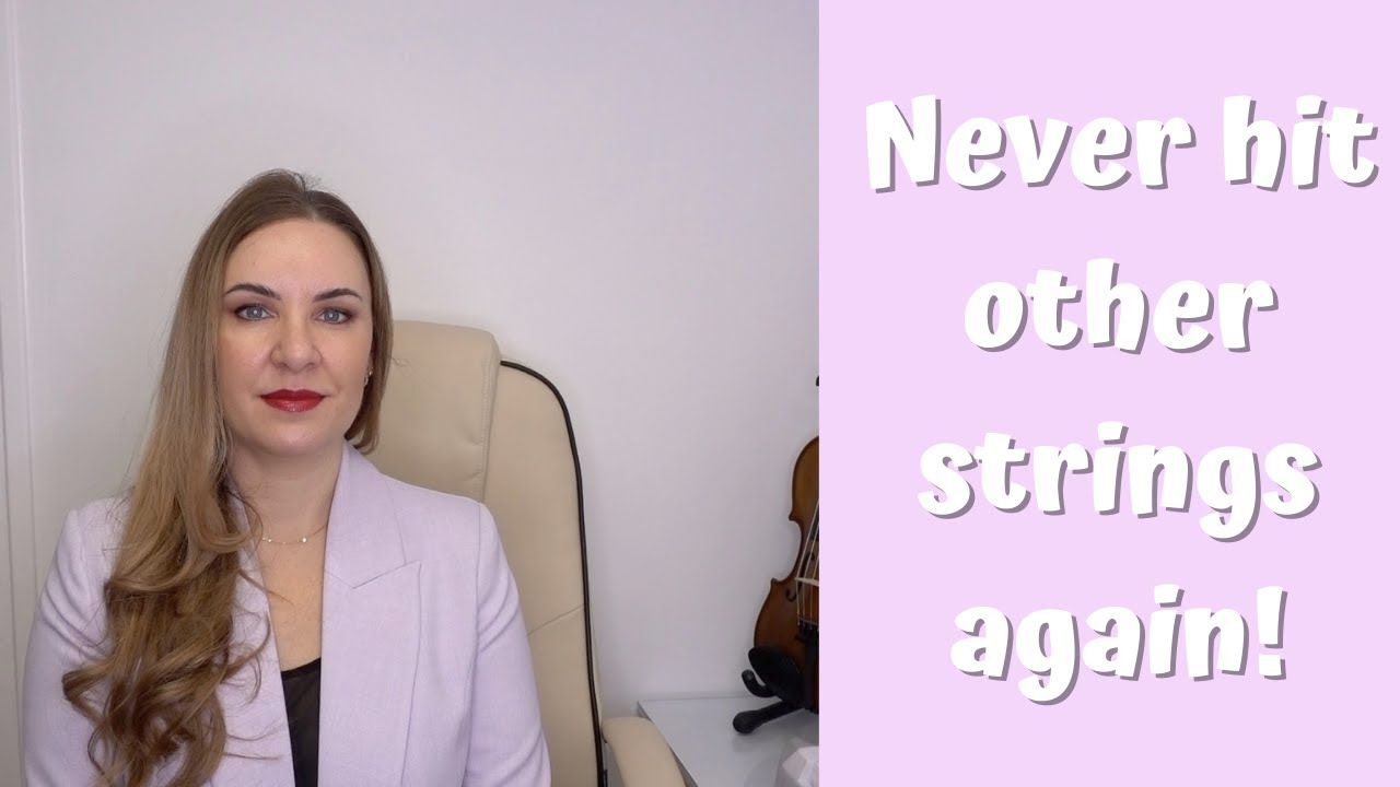 6 Ways To Stop Hitting Other Violin Strings!