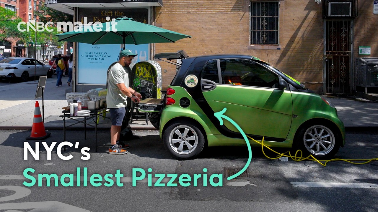 Я открыл пиццерию в Smart Car в Нью-Йорке