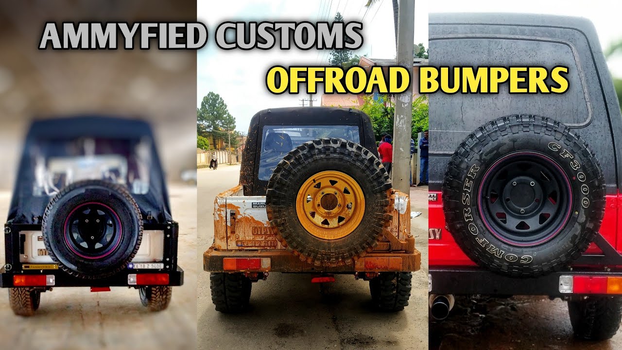 Custom Made Offroad Gypsy Bumpers || Ammyfied Customs