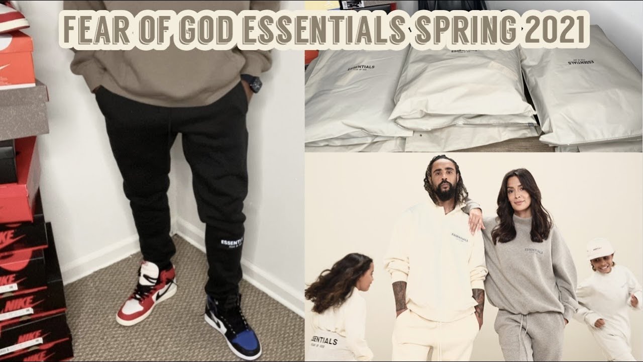 FIRST LOOK || FEAR OF GOD ESSENTIALS SPRING 2021 COLLECTION REVIEW AND SIZING GUIDE TIPS