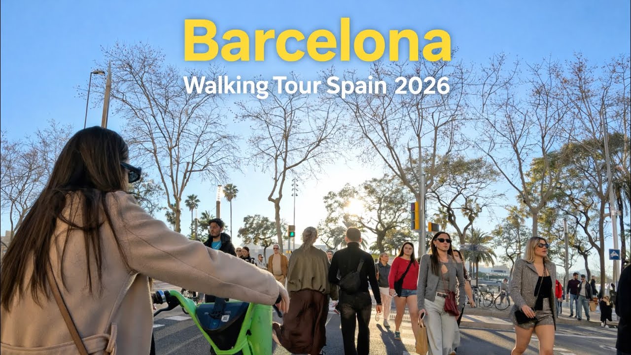 Barcelona Spain Walking Tour 4K 🇪🇸 | Exploring the Heart of the City (2026)