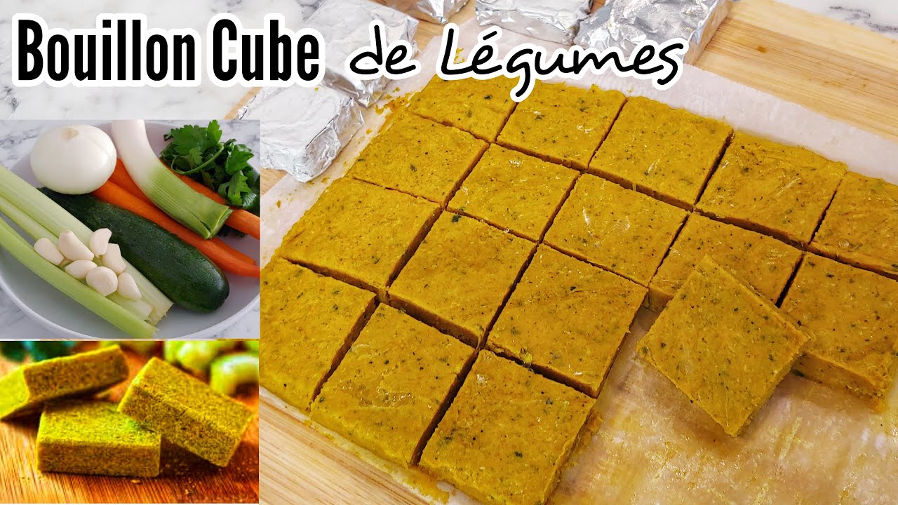 Fais Ton Propre Bouillon Cube De Legumes Sans Produits Chimiques || Vegetable Bouillon Cubes