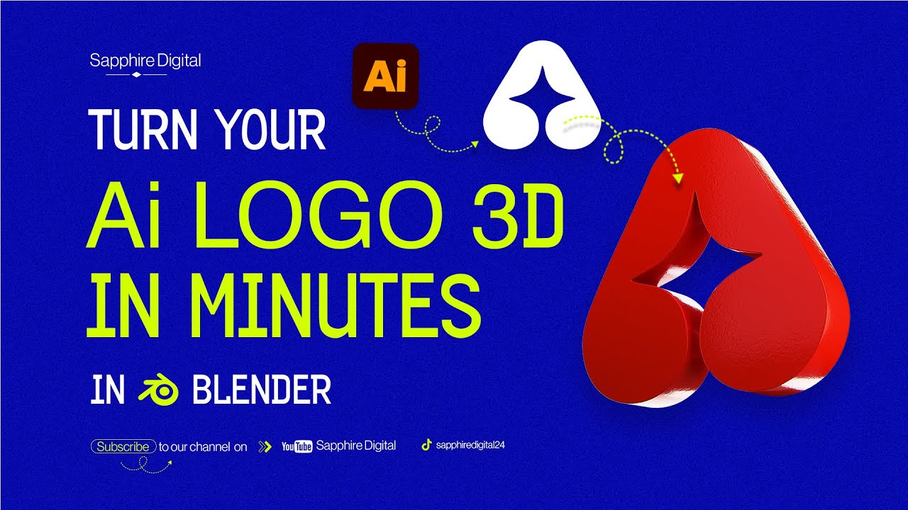 Turn Your Illustrator Logos 3D in Minutes!