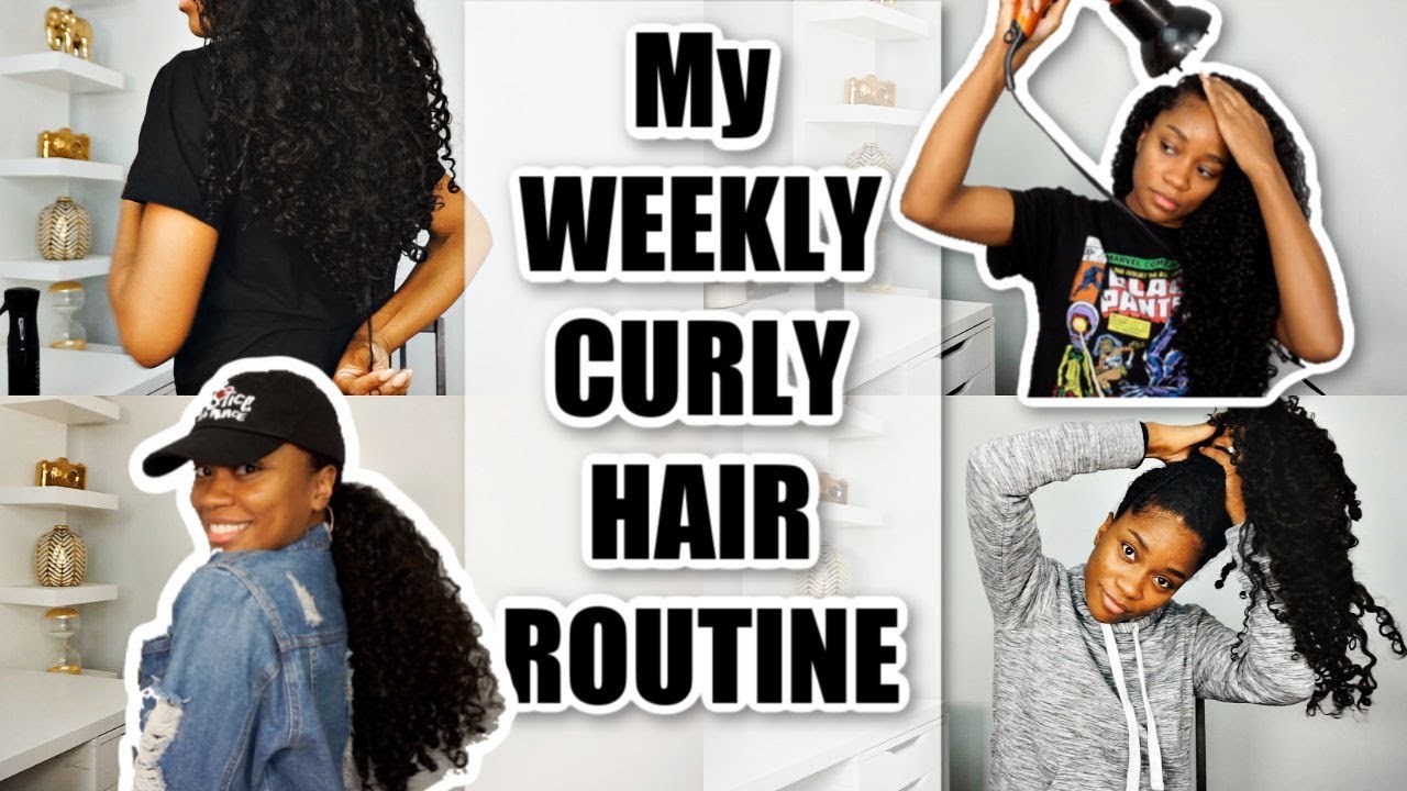 My Weekly Curly Hair Routine 2020
