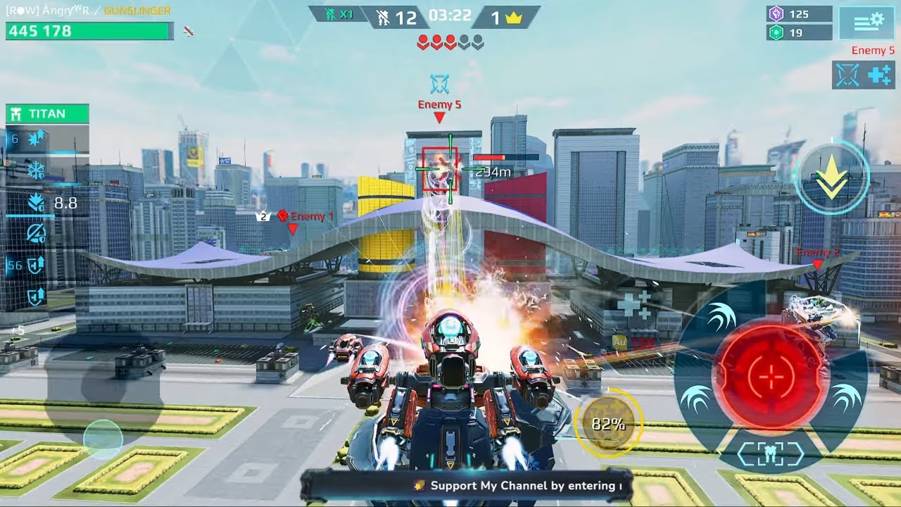 Condor Rampage: 15 Kills Unleashed in War Robots Free For All! @angrywr
