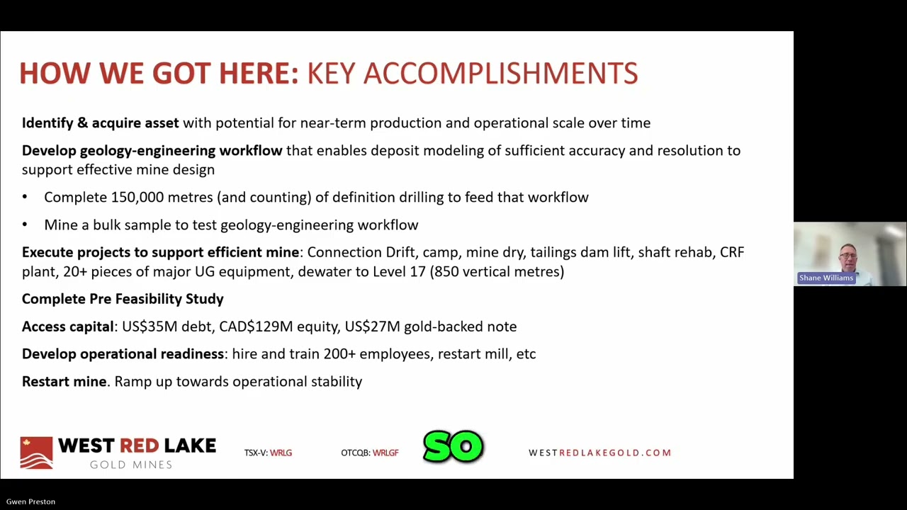 Virtual Site Visit - Reviving the Madsen Mine with Technical De-Risking