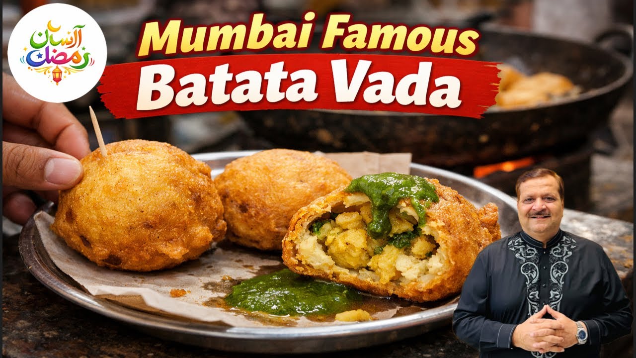 Mumbai Ka Famous Batata Vada 😍 | Crispy Bahar, Soft Andar | Ramzan Iftar Special