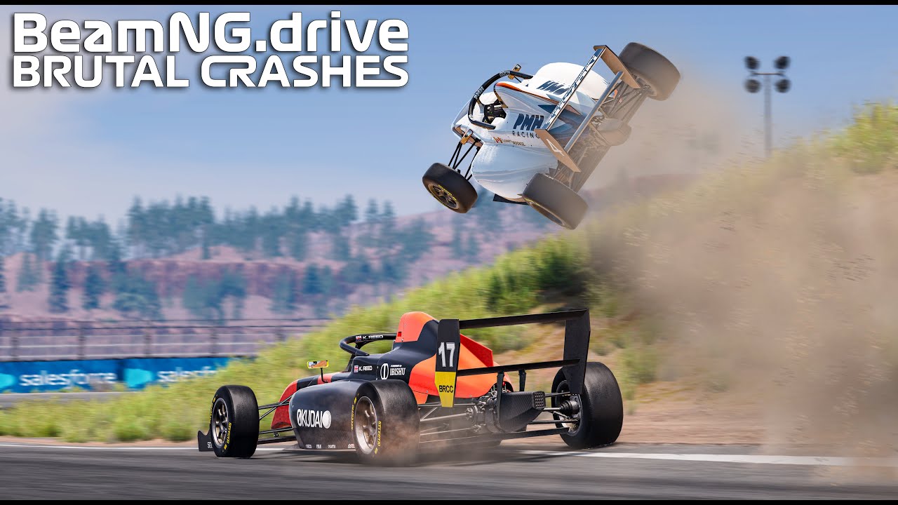 Brutal Racing Crashes #2 | BeamNG Drive