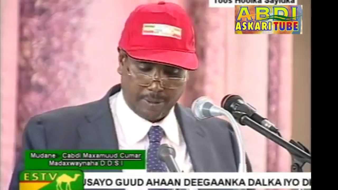 KHUDBADII MADAXWEYNAHA DDSI CABDI MAXAMUUD CUMAR - 20KA GIMBOOD